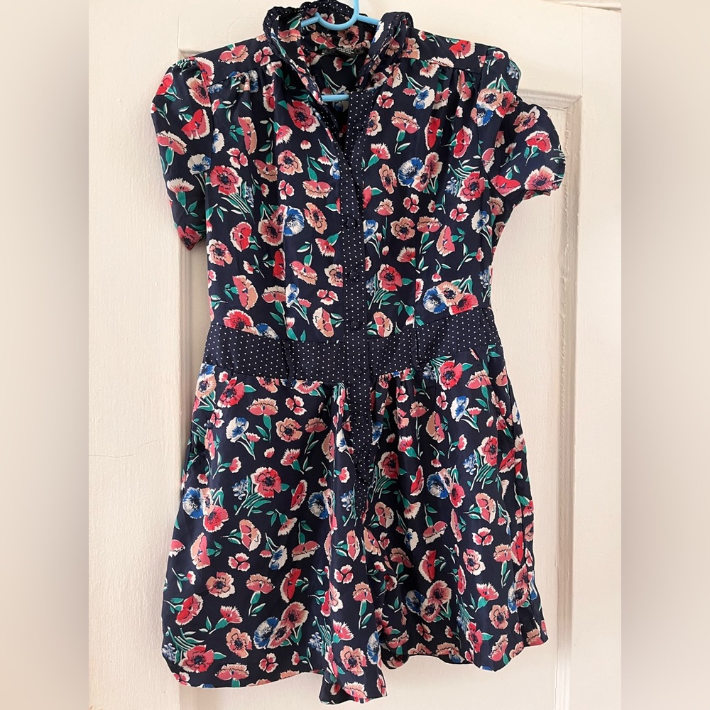 Antilia Femme Floral Romper - Black and Red